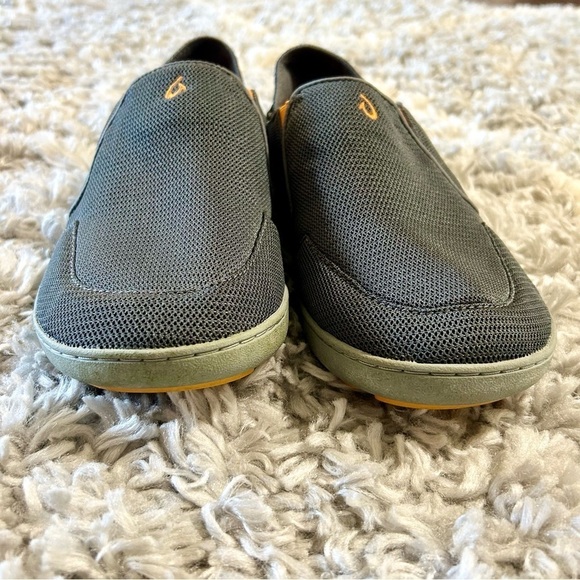 Olukai Nohea Mesh Slip on Sneakers in Dark Shadow sz 9.5 - Picture 3 of 6